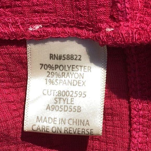 MAX STUDIO NWT WOMENS DRESS COVER UP SWIMWEAR BERRY PINK EXTRA SMALL SLEEVELESS - Picture 6 of 6